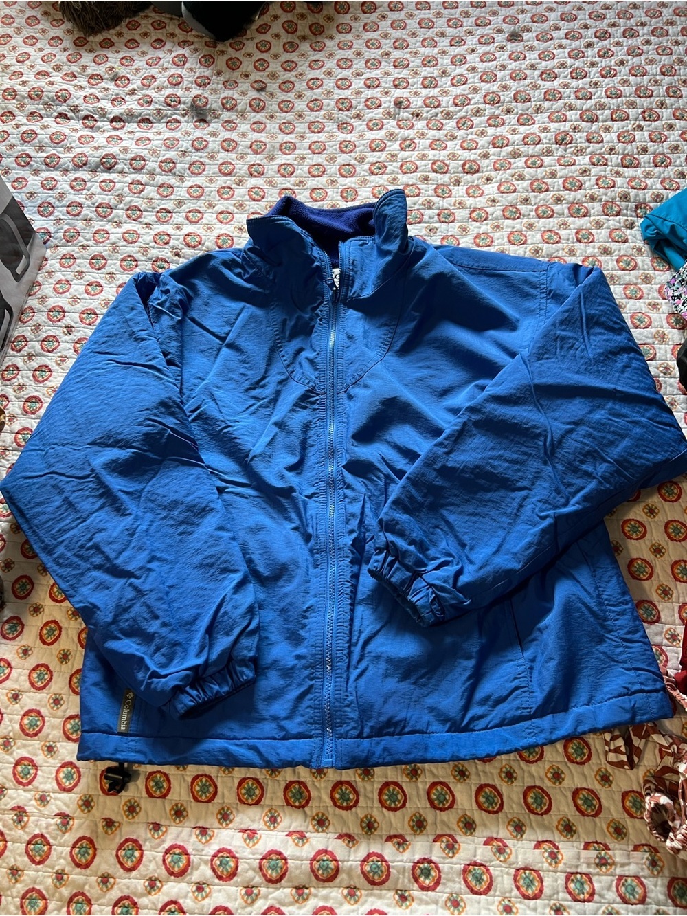 Vintage 90s Columbia Winter Royal Blue Coat Size Large Women’s